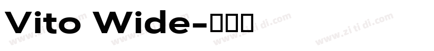 Vito Wide字体转换